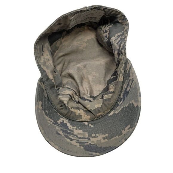 Unisex Air Force ABU Digital Camouflage Utility Cap Sz 7 1/8 Military Uniform - Picture 6 of 7